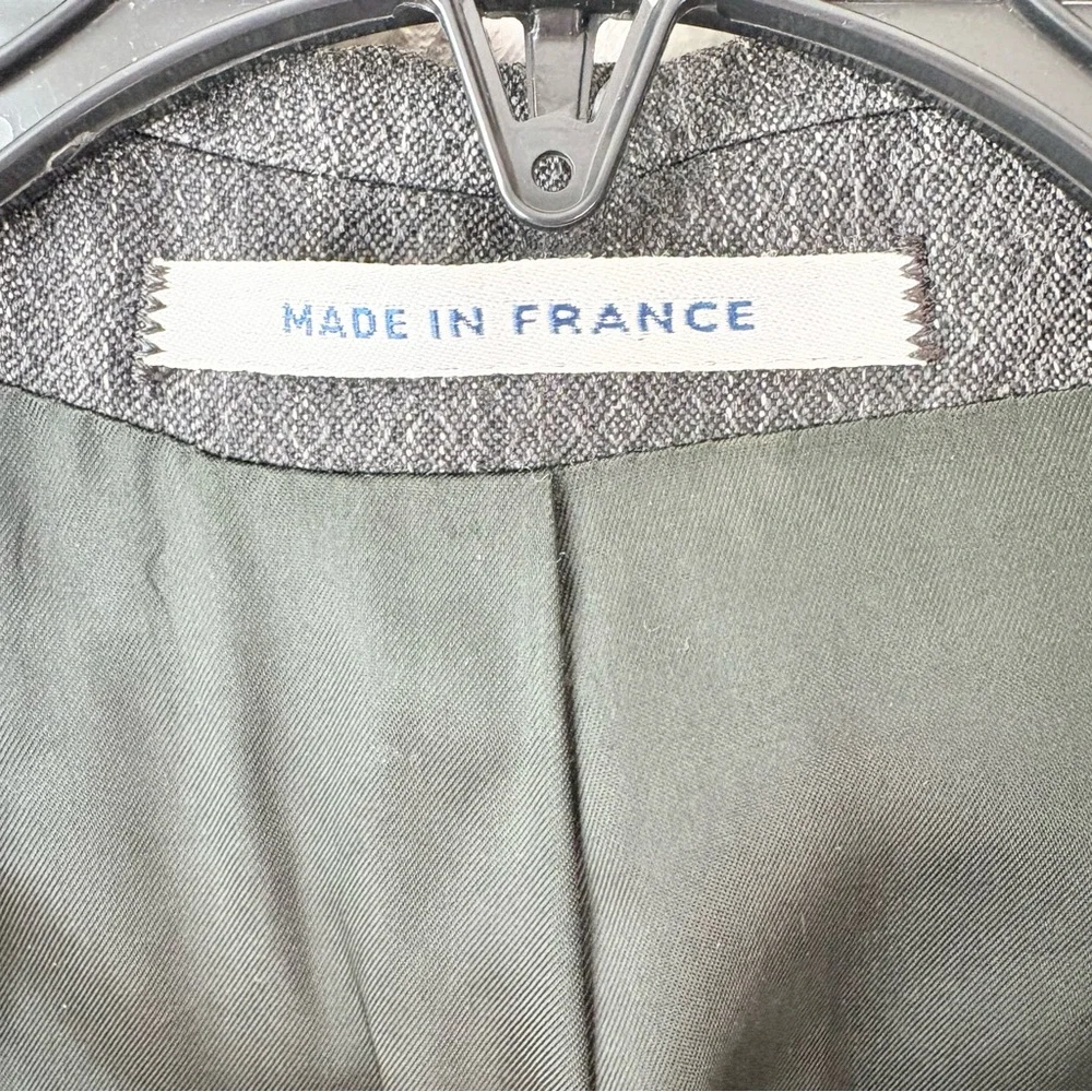 Vintage Yves St Laurent Gray Pure Wool Blazer